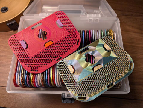 Special Note: The design for these badge holders belong to my boyfriend who sells them through me