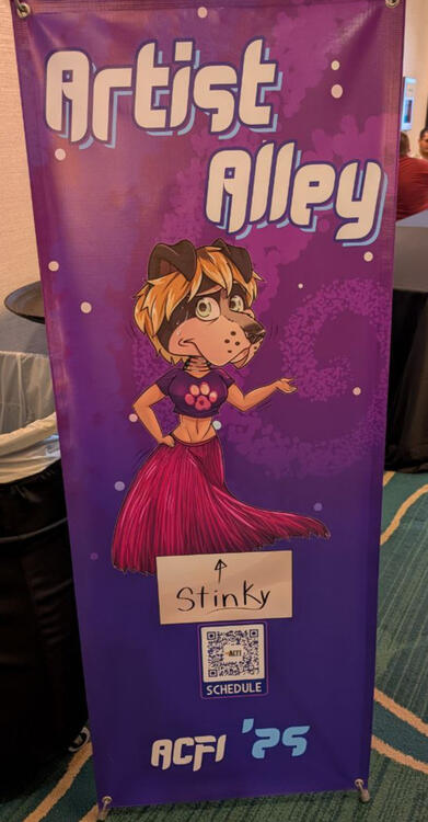 ACFI 2025 Banner for Artist Alley