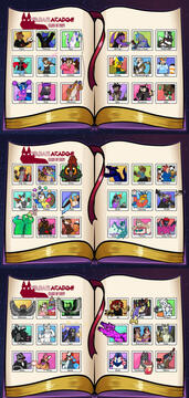 Designed a background where people could buy a spot for their character to be drawn in, or earn a spot after a certain amount is spent on purchases with the idea to fill it up as much as possible. This was the final result.