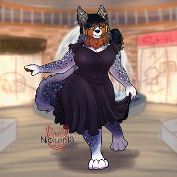 Soft shaded full body with background